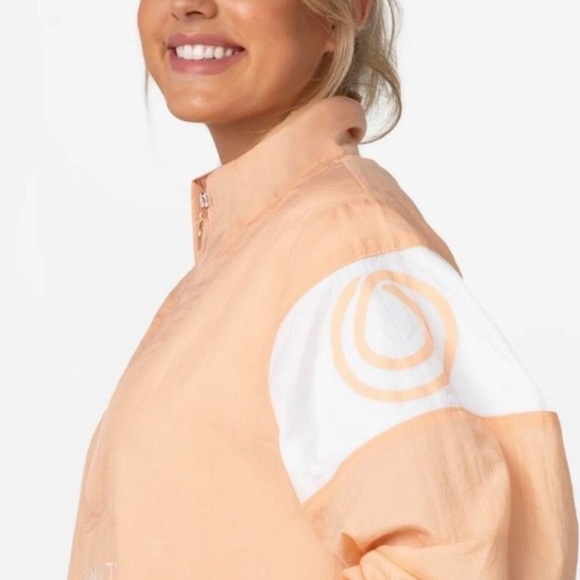 NWT! MONAT Zip Front Pullover Windbreaker, sz L - Picture 2 of 8